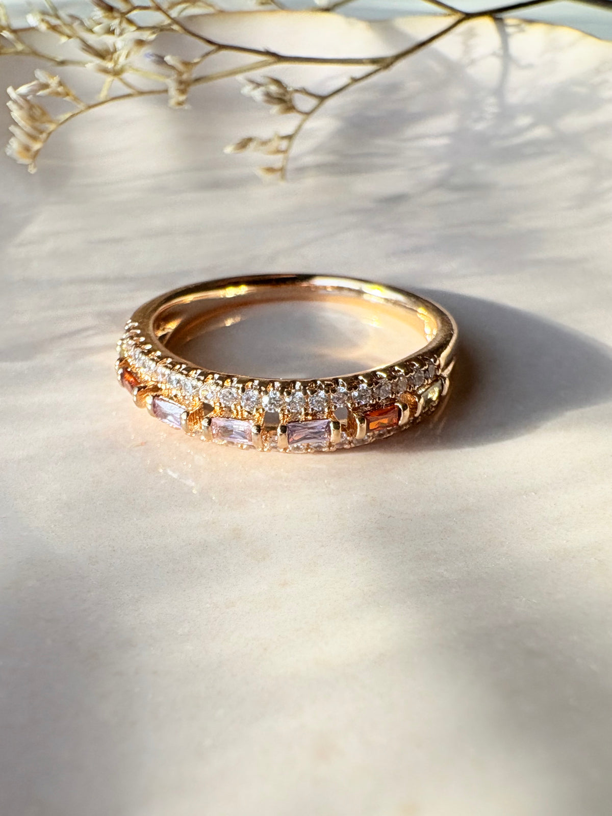 Bagues Couronne Lumineuse