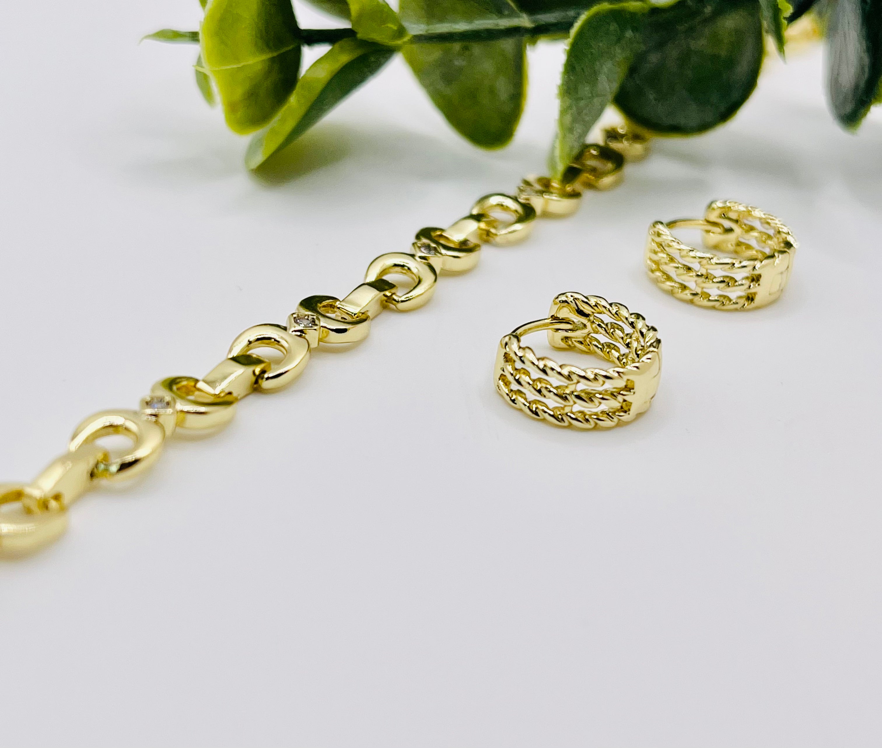 Duo boucles d’oreilles bracelet E505