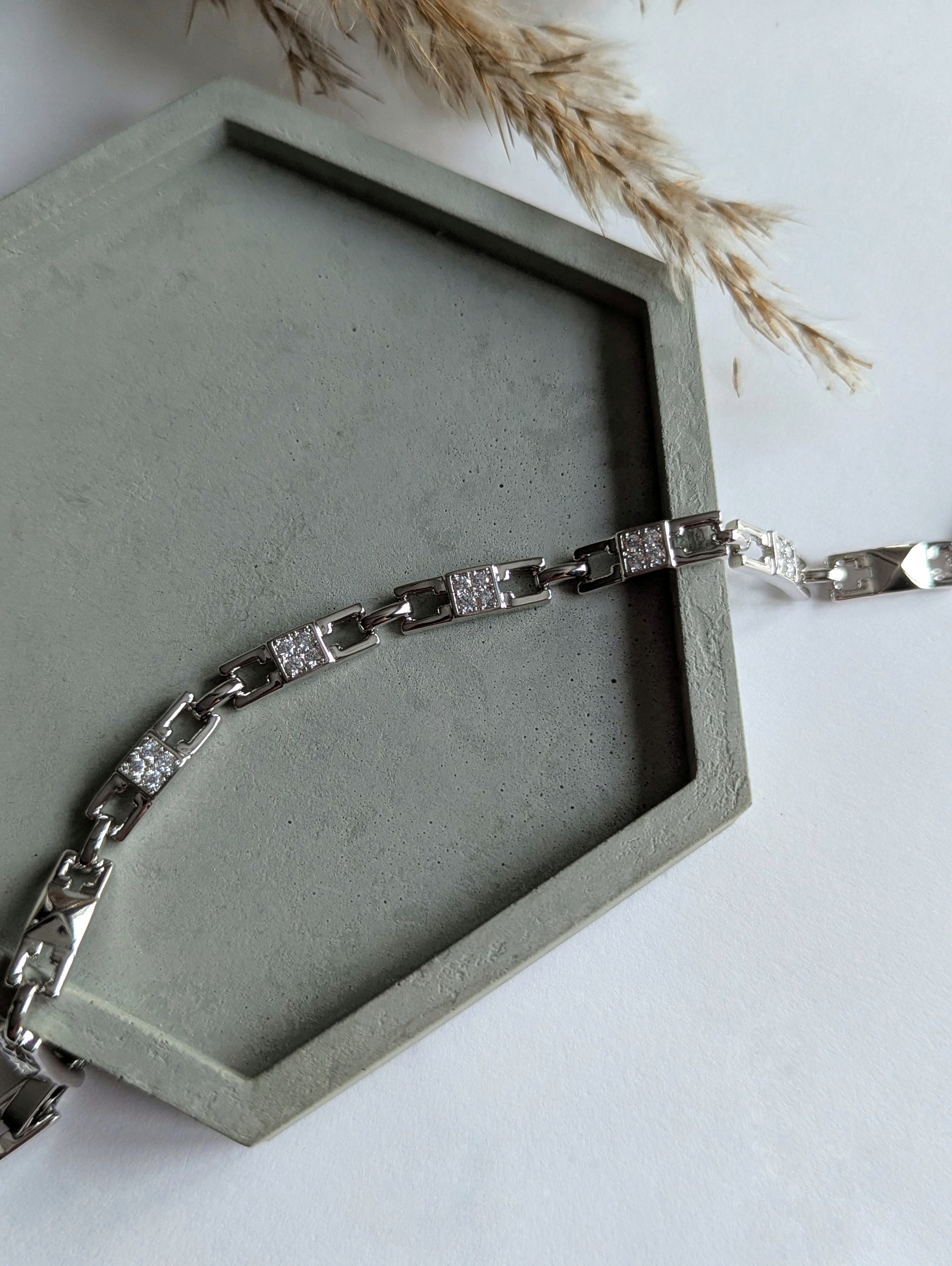 Bracelet Quadrus-argenté