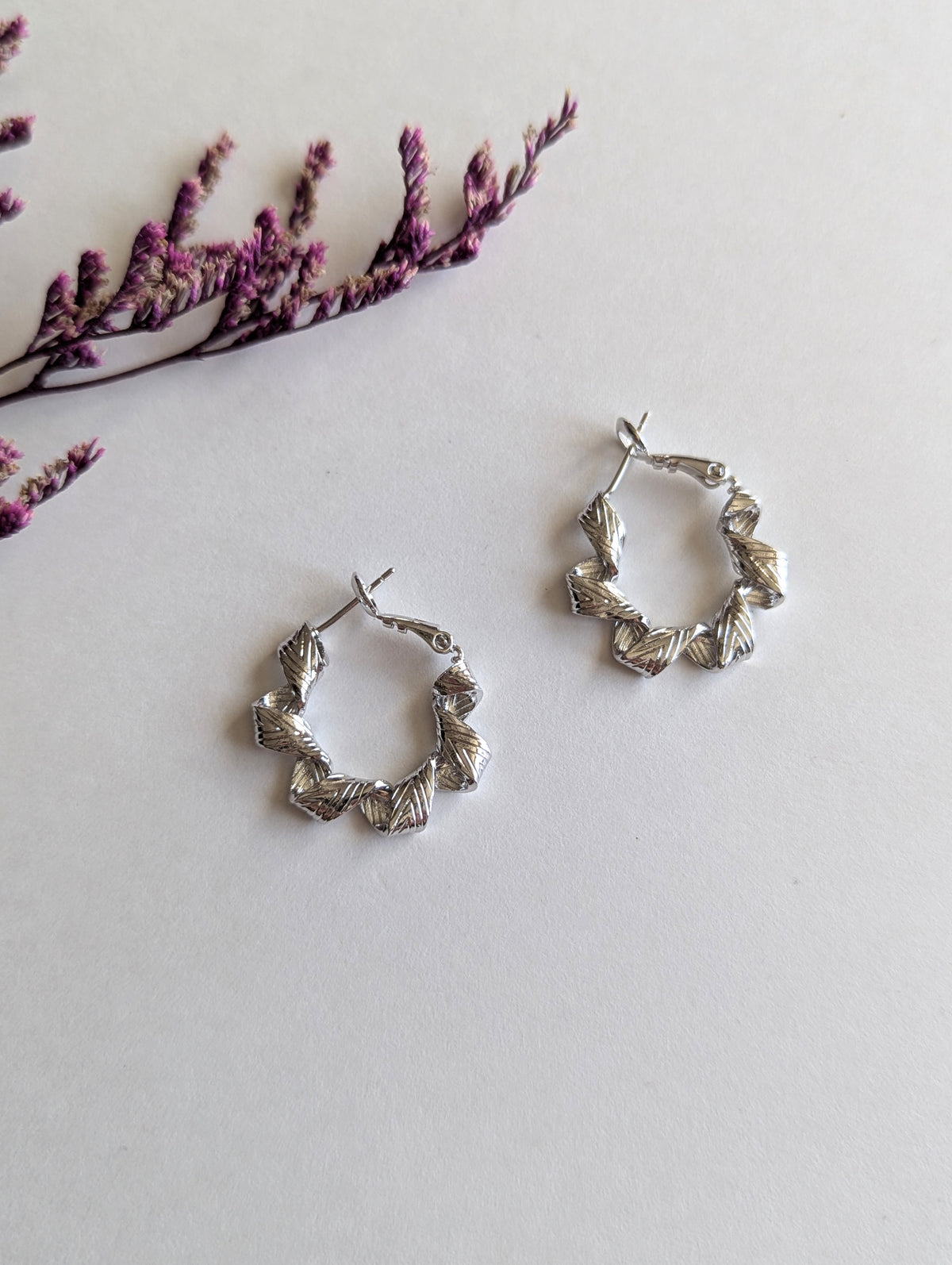 Boucles d’oreilles Valse Argenté